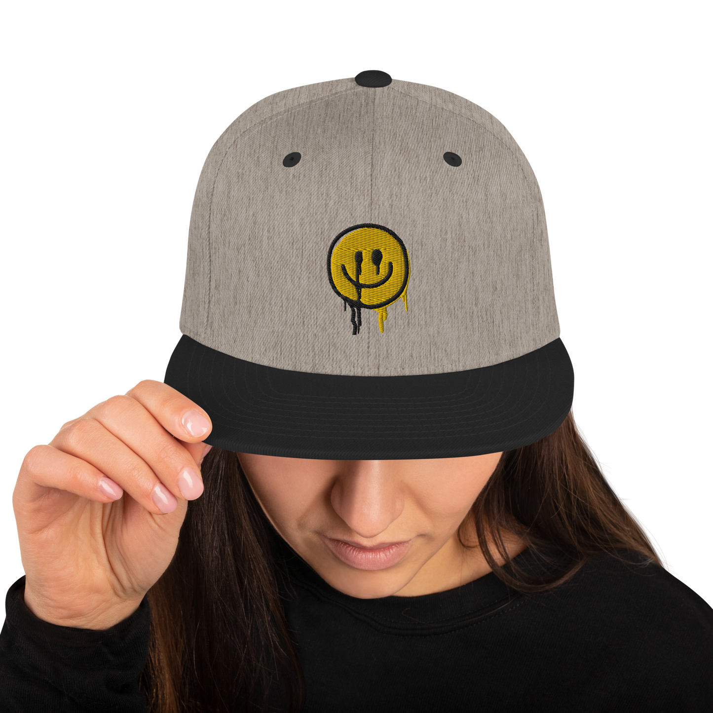 Smile Snapback Hat