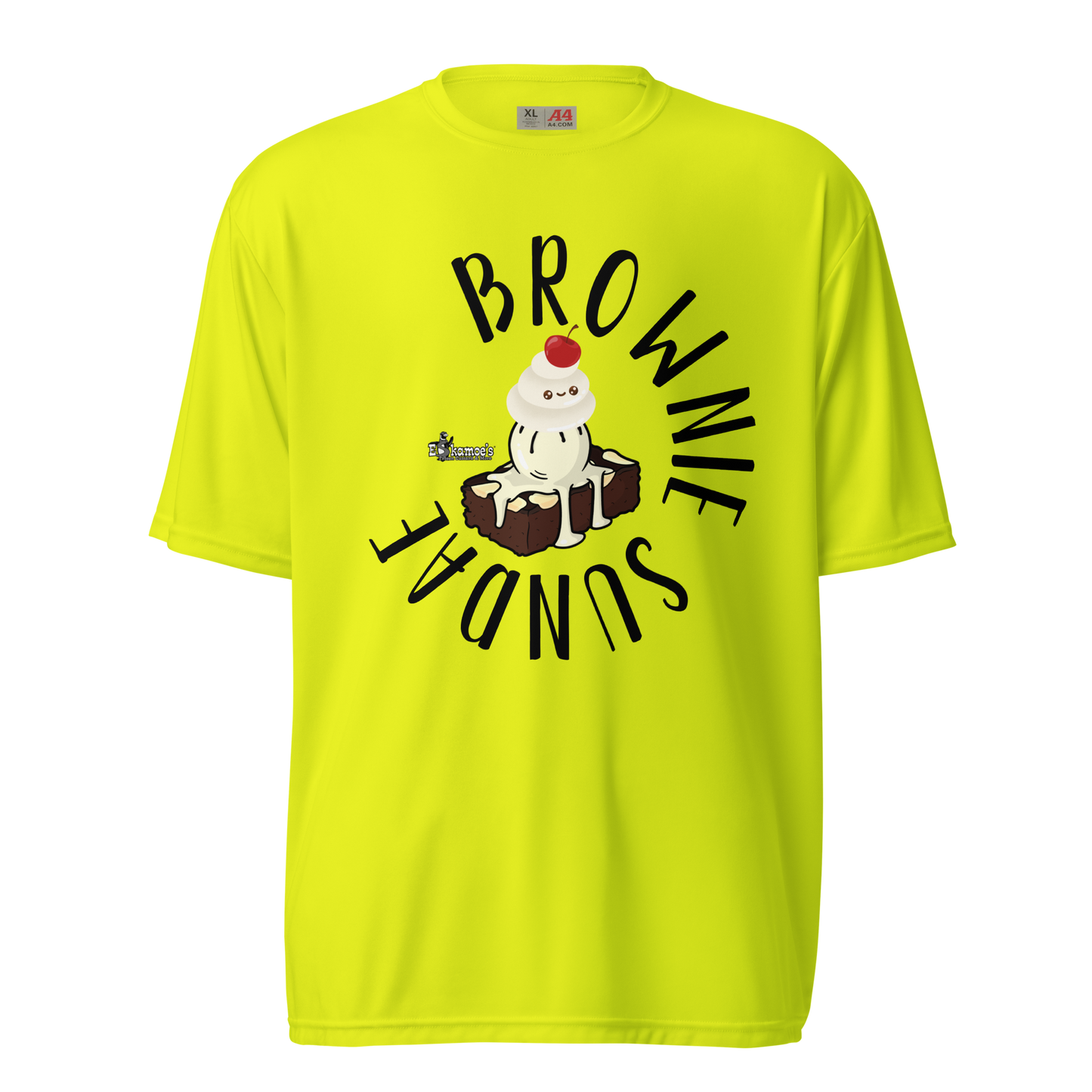 Brownie Sundae - Unisex performance crew neck t-shirt