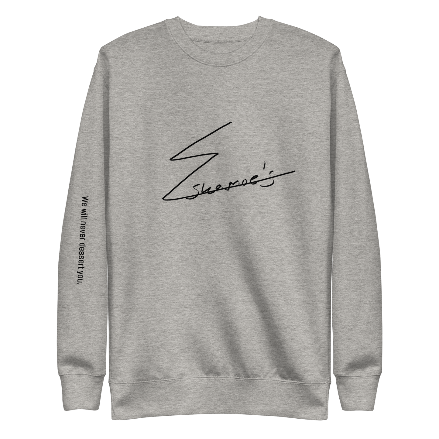 Embroidered Signature Unisex Sweatshirt